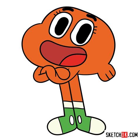 darwin watterson|how to draw darwin watterson.